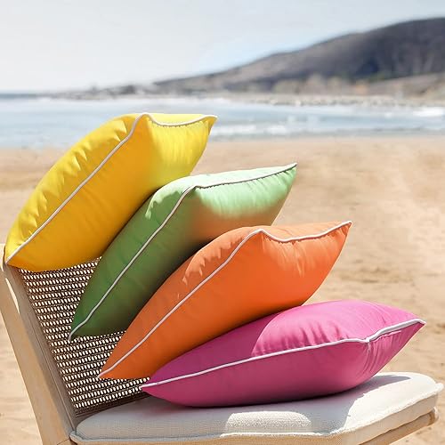 Miniatura 9 de Phantoscope Paquetes de 12 x 20 rellenos de almohada para exteriores, paquete de 4 almohadas para exteriores, resistentes al agua, paquete de 2