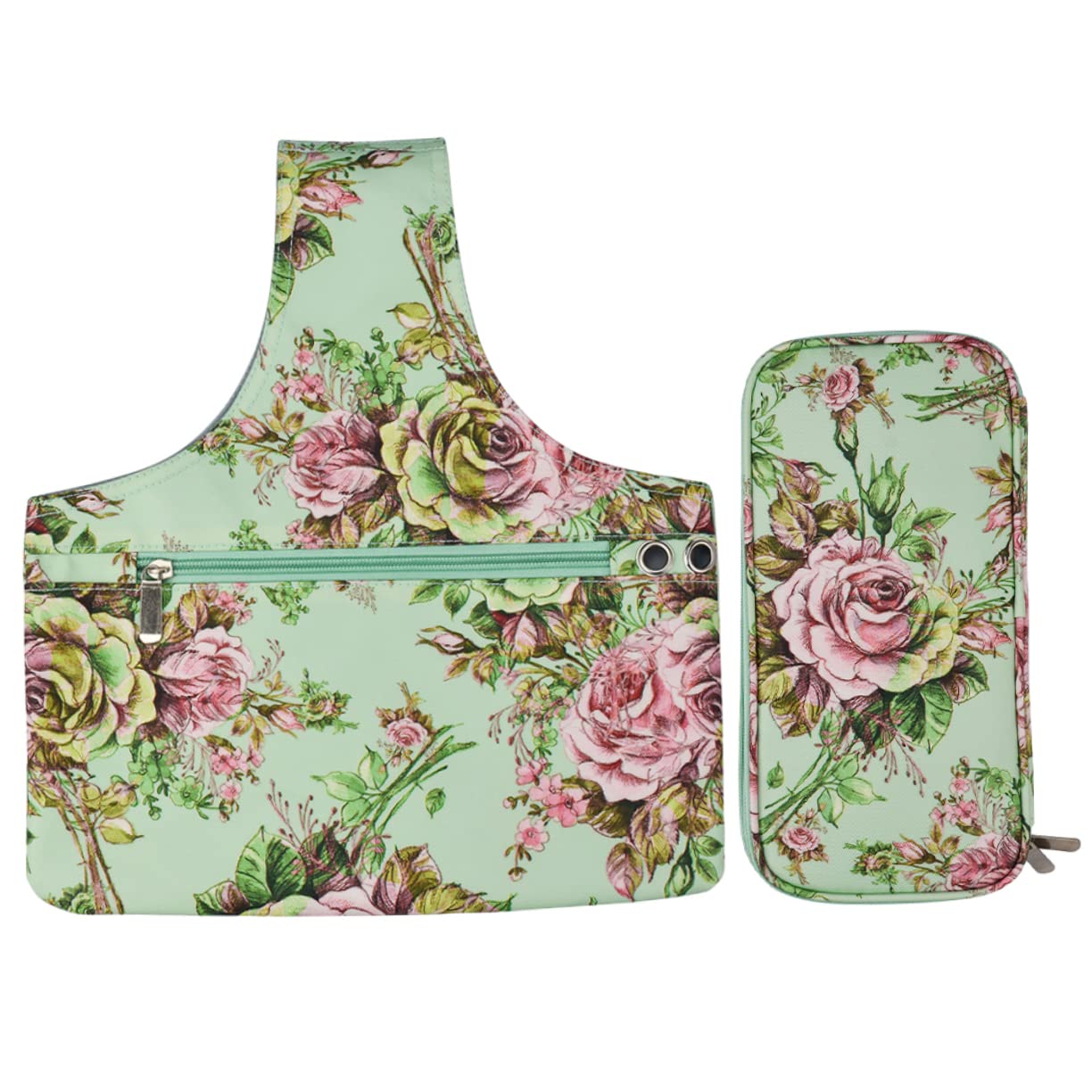 Borsa Organizer per Uncinetto Cerniera Borsa per Uncinetto Astuccio per Ferri da Maglia Utilizzabile e Riutilizzabile per Hobby e Regali