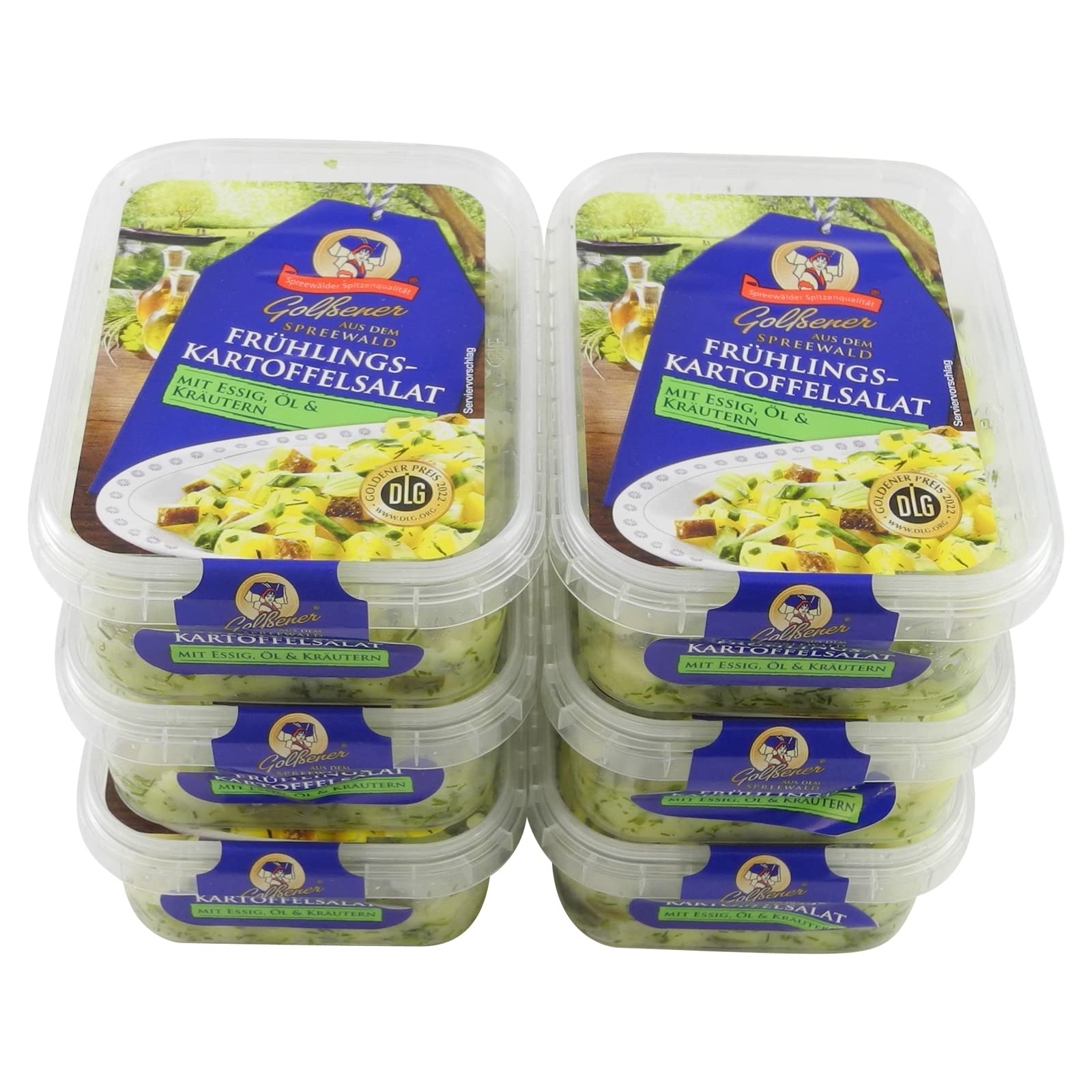 Frühlingskartoffelsalat mit Essig und Öl 6er Set (6 Packungen à 200 g)