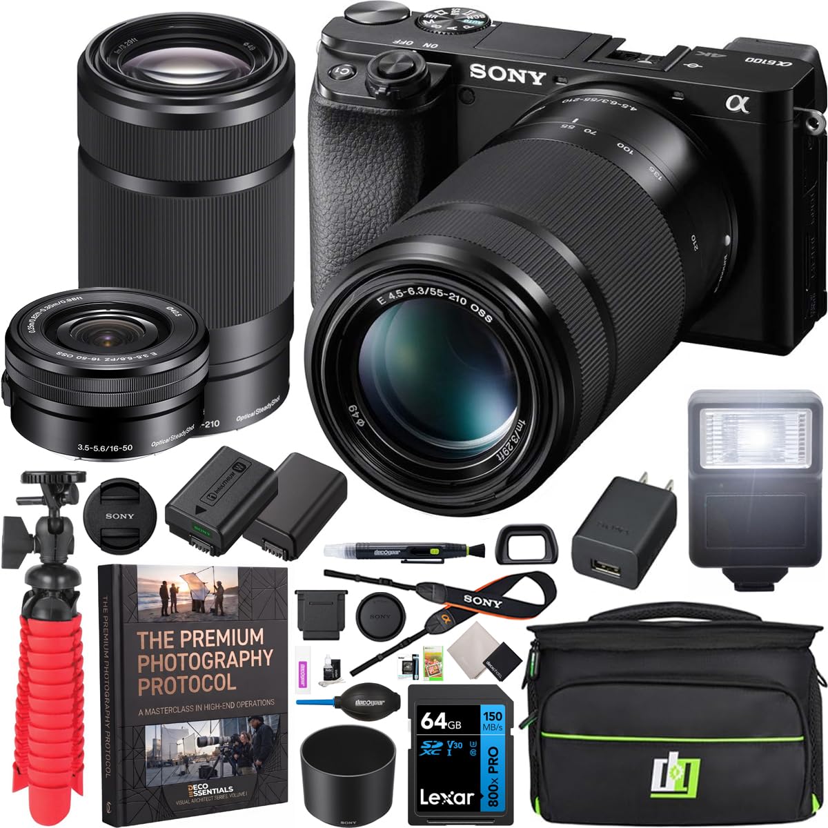Amazon.com : Sony a6100 Mirrorless Camera 4K APS-C ILCE-6100YB