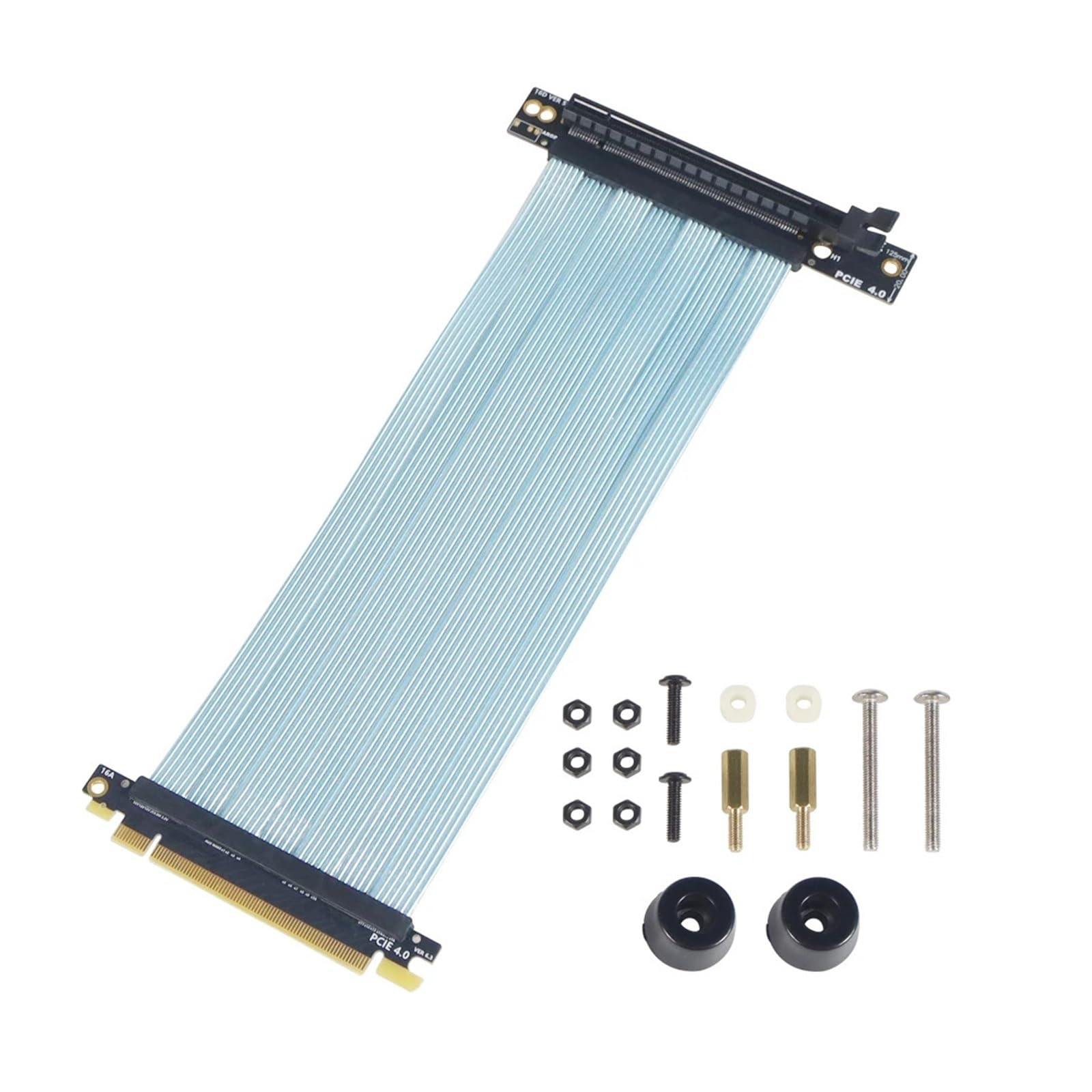 Amazon.co.jp: PCIe 4.0 X16 ライザー ケーブル NZXT H1 270° 逆直角