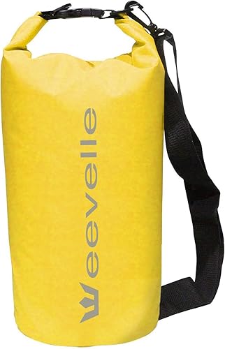 Bolso seco Eevelle, impermeable para paseo en bote, campamento y kayak, amarillo, calidad marino, 1.3gal4 gal8 gal, Amarillo
