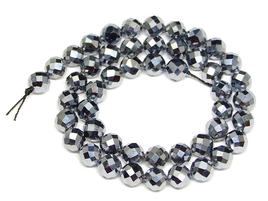 【専用ページです】テラヘルツ鉱石 純度99.9999% パワーストーン　ケイ素 テラヘルツ鉱石 スターカット 100面 ブレスレット 10mm 純度99.9999%