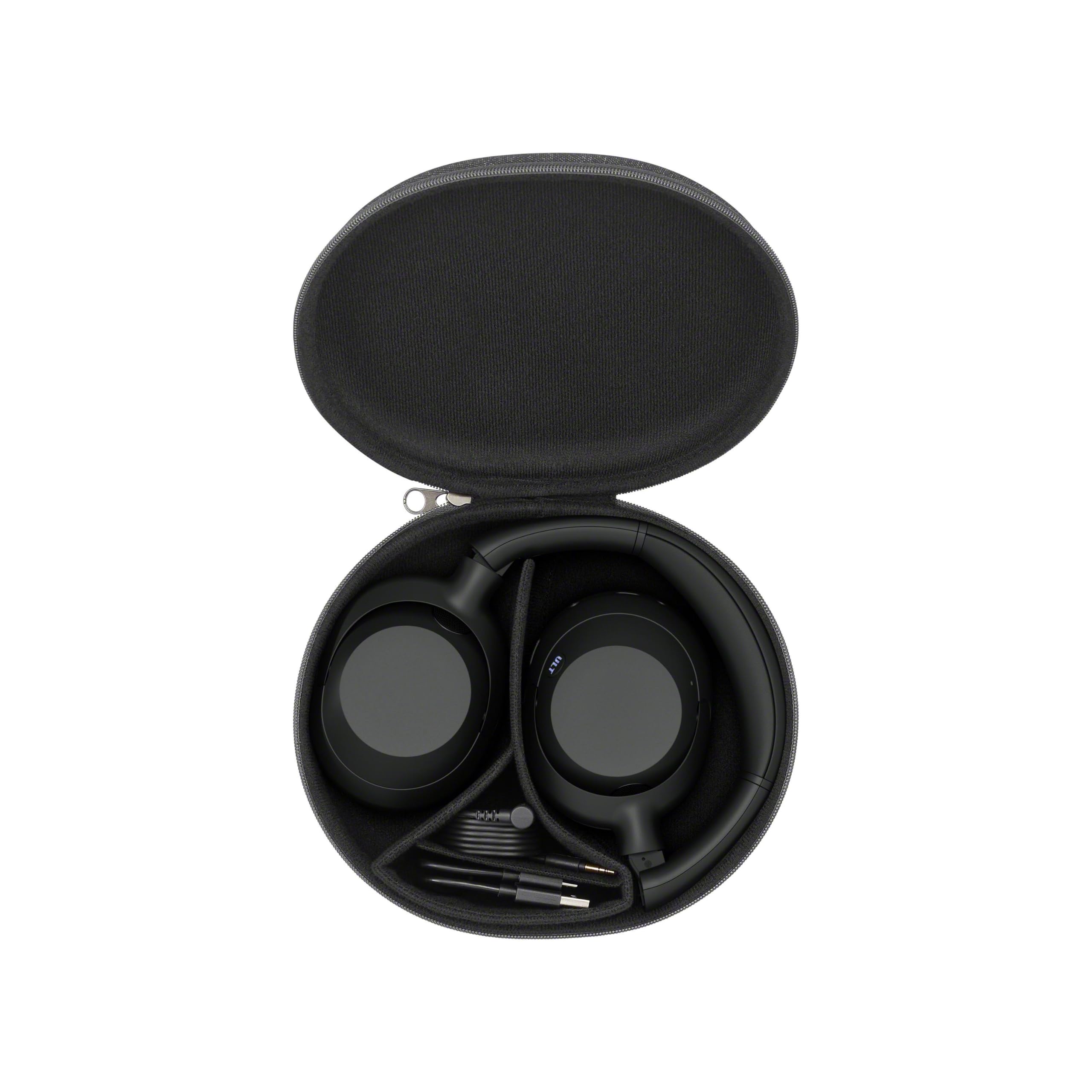 Sony ULT WEAR Cuffie Wireless Noise Cancelling, Bassi Profondi, Processore WH-1000XM5, Batteria 30 Ore, Nero