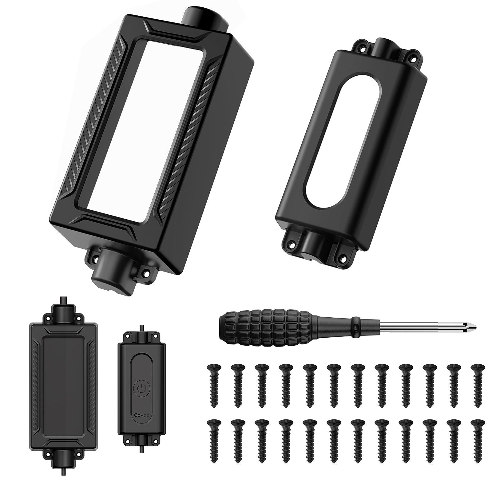 Controller and Power Supply Mounting Kit for Govee Outdoor Light Strings — Amazon image 8