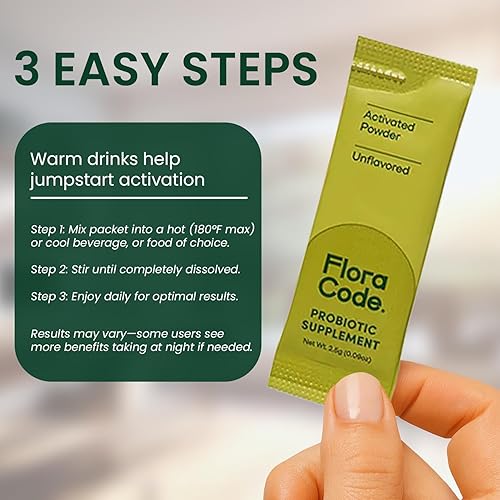 Miniatura 5 de Probiótico en polvo, sin sabor, suministro para 30 días, con DE111 Bacillus Subtilis, apoyo para la salud intestinal para hombres y mujeres