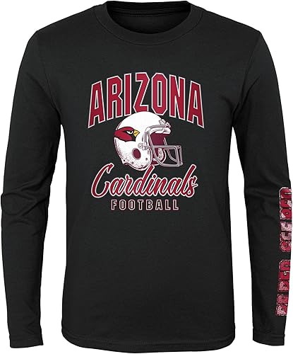 Miniatura 3 de NFL - Conjunto de 3 camisetas y manga larga para niños y jóvenes, 8-20, color del equipo, paquete de 3 unidades