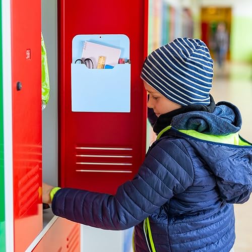 Miniatura 5 de Fuutreo 6 organizadores magnéticos de pared para archivos, soporte magnético para archivos de pared, frigorífico, revistas para papel de cartas de