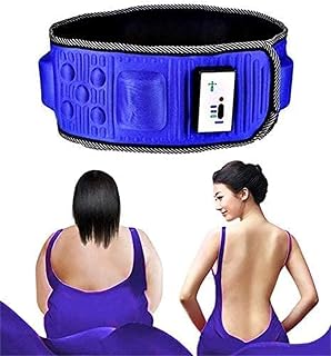 Slimming Massage Belt, Electric Massage Belt, Belly Fat Burner Weight Exercise Massage Vibration Slimming Machine Magnet Belt Fat Burning Belt for Men and Women