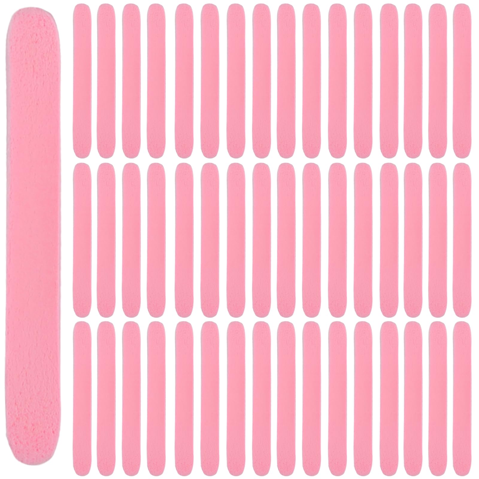 360 esponjas faciales para maquillaje y cuidado de la piel, esponjas comprimidas de PVA para la cara, redondas faciales suaves rosas, tamaño compacto de viaje, herramientas de limpieza expandibles