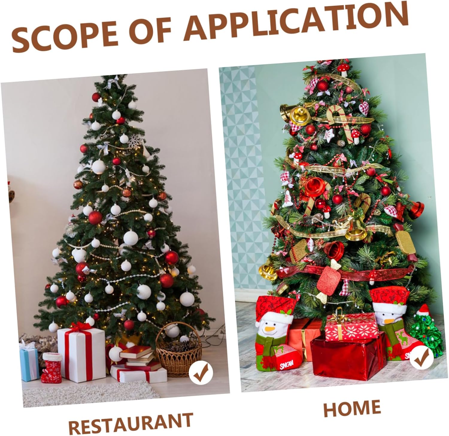 Cabilock Christmas Tree Stand Iron Metal Bracket with Screw Plate for Artificial Xmas Trees Base for Home Holiday Decoration