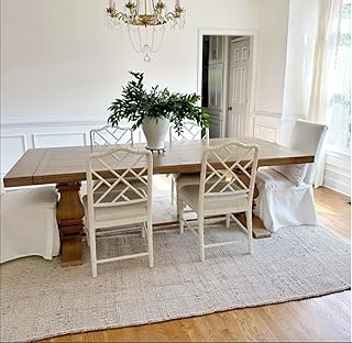 12 Hallway Rug Ideas to Warm Up Long Narrow Spaces 42 Jute Cotton Area Rug - Handcrafted Traditional Rugs - Hand Woven Rug - N...