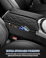 Vista 5 de Karltys Funda de Consola Central para Mercedes Benz Clase E W213 2017-2023 / CLS 450 2019-2023 Accesorios, Protector de Consola de Reposabrazos