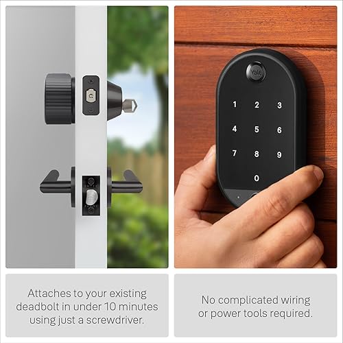Miniatura 5 de Yale August Wi-Fi Smart Lock con teclado táctil en negro