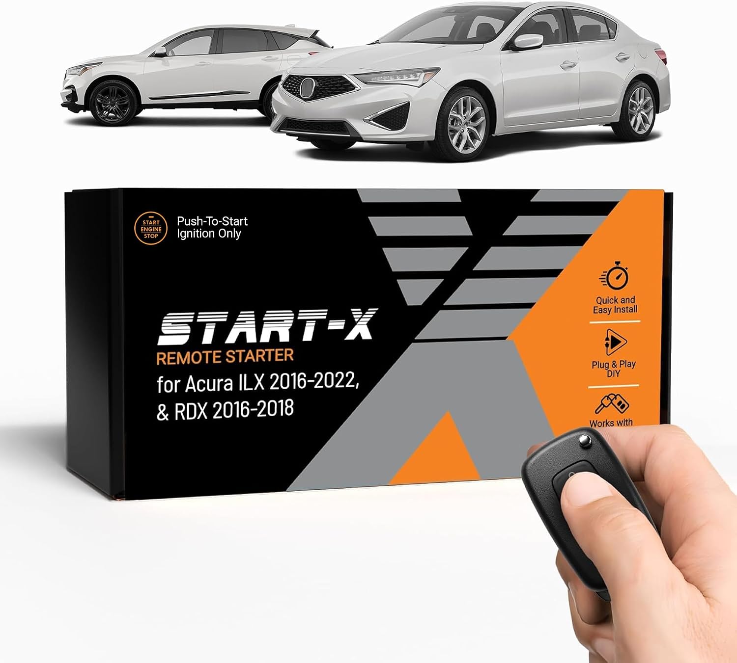 Start-X Car Remote Starter Kit for Acura ILX (2016-2022) & RDX (2016-2018)