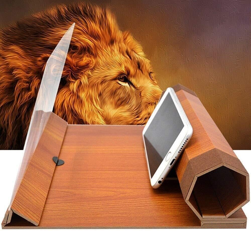 Phone Screen Magnifier Smart Phone Screen Magnifier Video Amplifier Smartphone Stand Enlarge Fit Most Smartphones Protable Required No Pattery