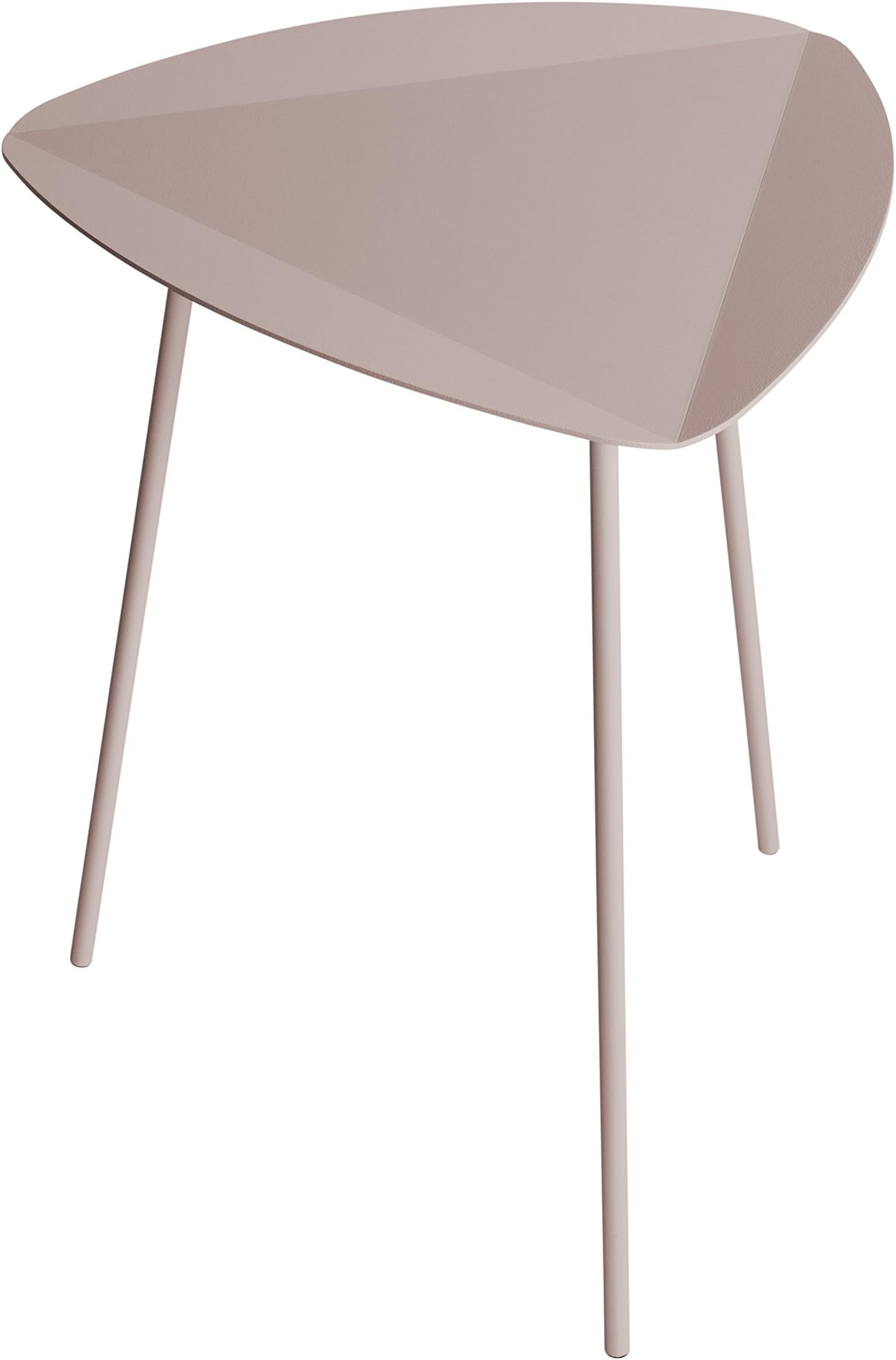 Joval Leito Side Table Triangular H50 40x40x50 cm - Pastellrosa