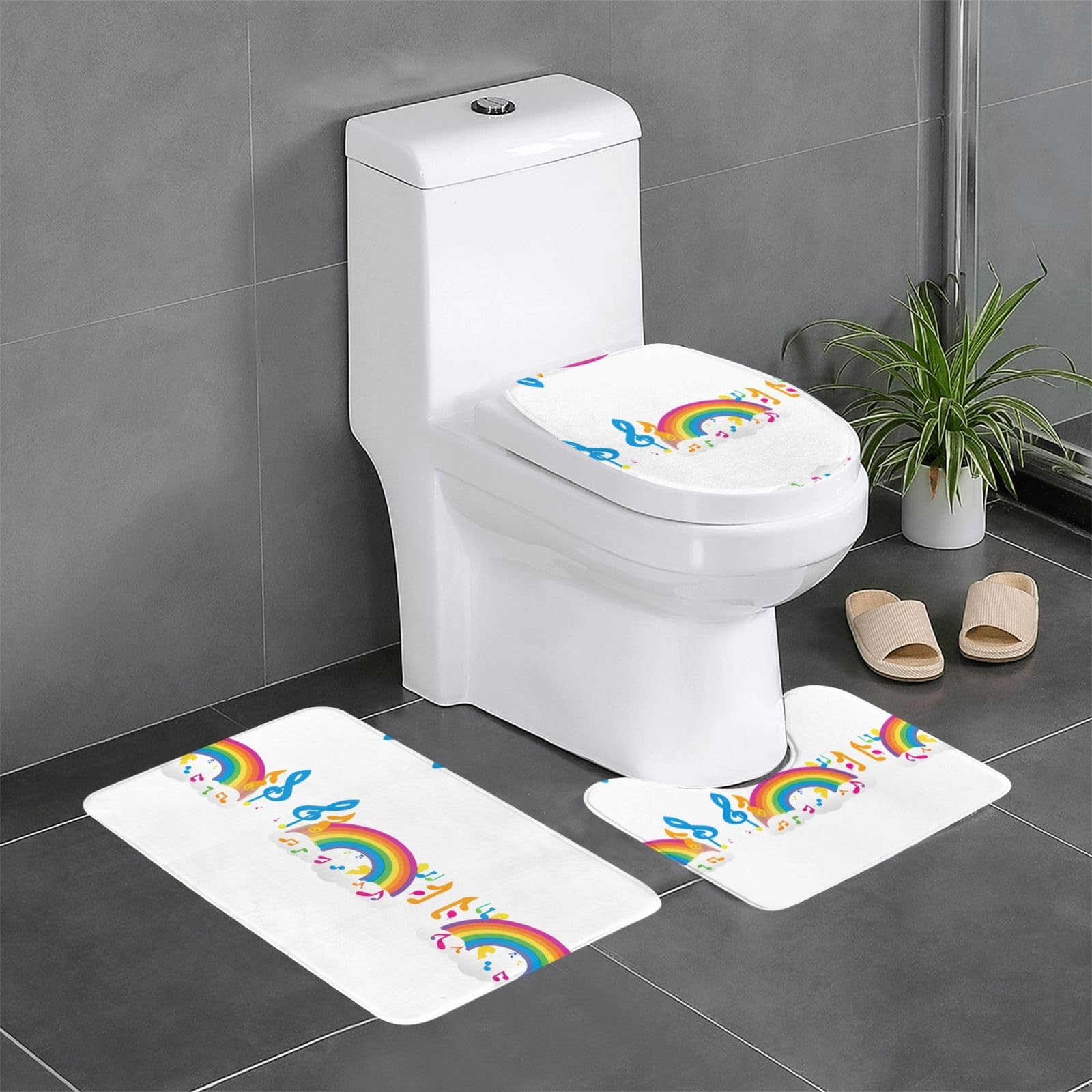 Tapis de salle de bain antidérapant pour sécuriser le sol des WC et de la douche