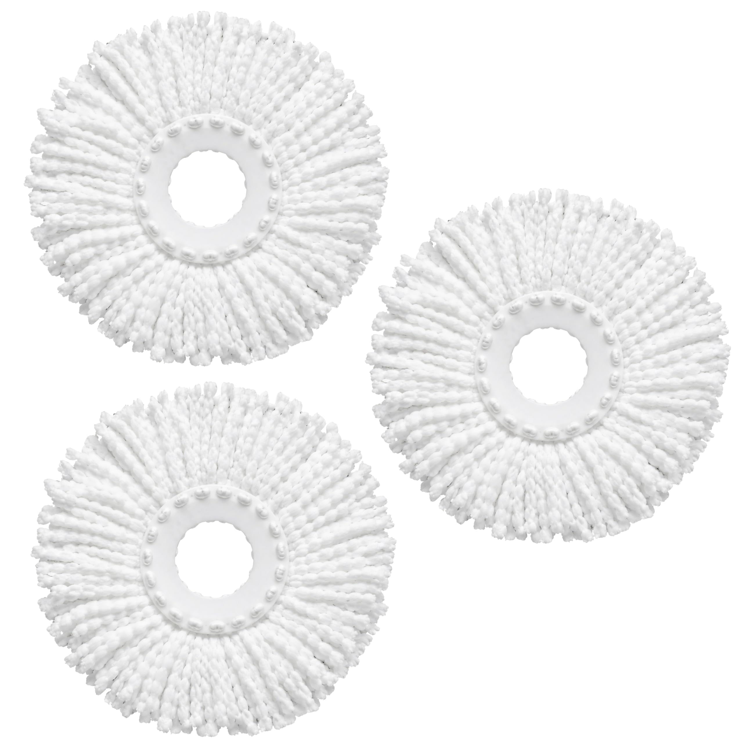 Spin Mop Refill Pack of 3 | Universal 360° Microfiber Heads | 100% Microfiber, Wet & Dry Cleaning, Machine Washable, Fits All 360° Spin Mops, Highly Absorbent-picture-15