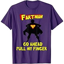 Funny Fart Tshirt Fartman Pull My Finger T-Shirt