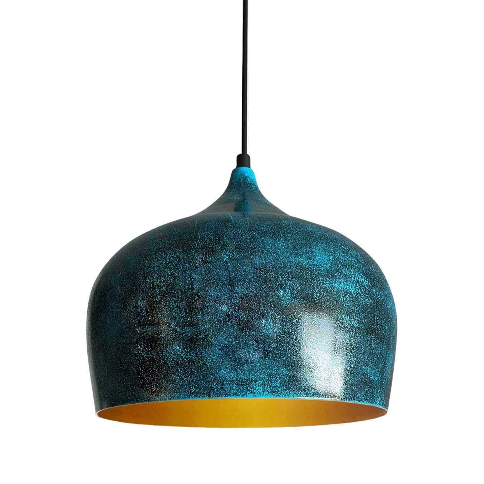 Bamyum Kreis Hanging Lamp, Industrial Pendant Light with 30 cm Shades, Modern Metal Kitchen Island Lights for Living Room and Dining Room, Ocean Pendant Light