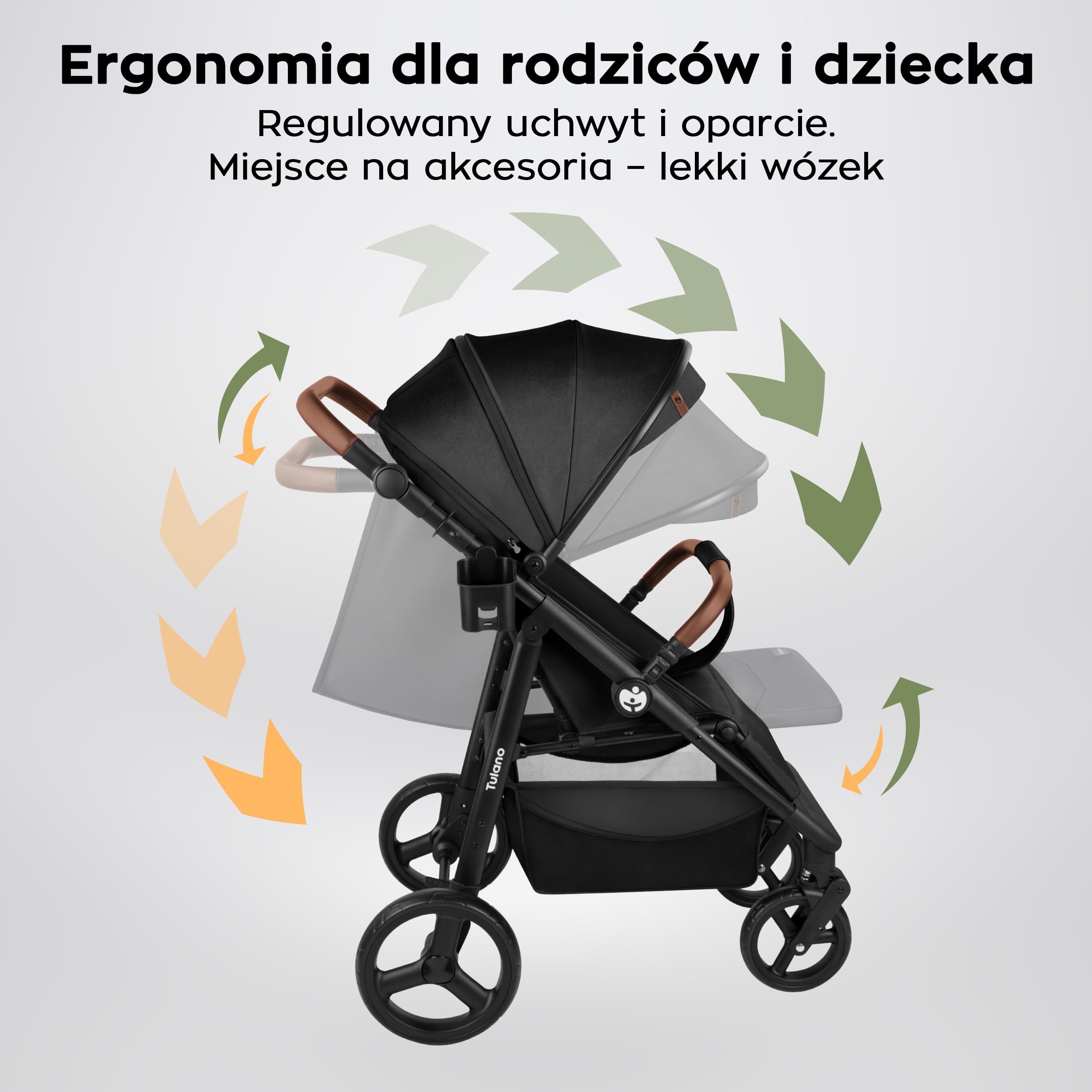 Tulano Avignon 35 wózek dziecięcy, mały, składany, wózek podróżny z funkcją leżenia, wózek podróżny, samolot, bagaż podręczny, wózek dziecięcy w zestawie ze śpiworkiem i osłoną przeciwdeszczową, wózek