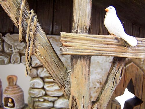 Miniatura 6 de Avalon Gallery - Juegos de Belén para Navidad, Belén para interiores, 12.25 x 8.75 pulgadas, estable/creche