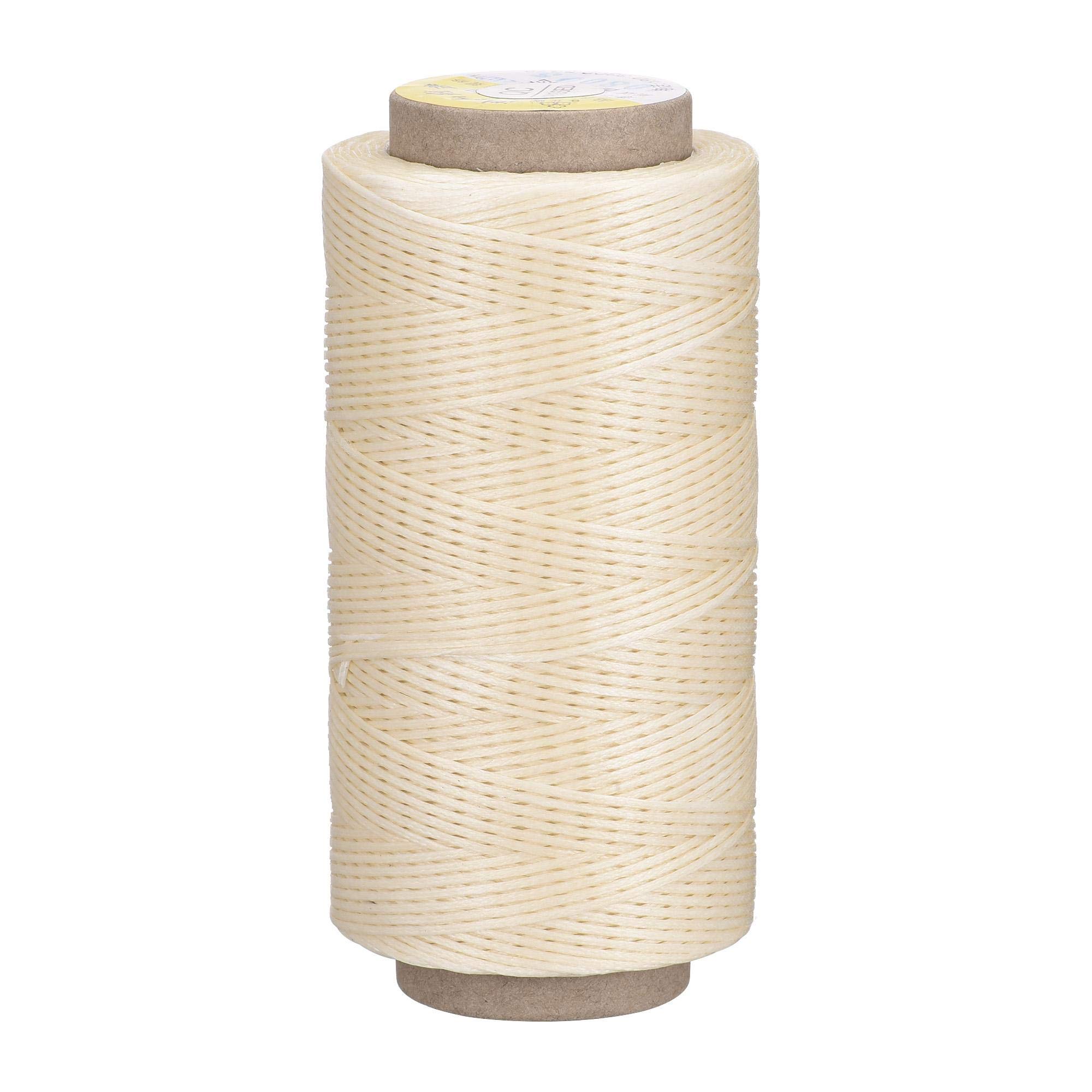 Fil à coudre en cuir cordon ciré polyester 1mm couture manuelle lin 180 m