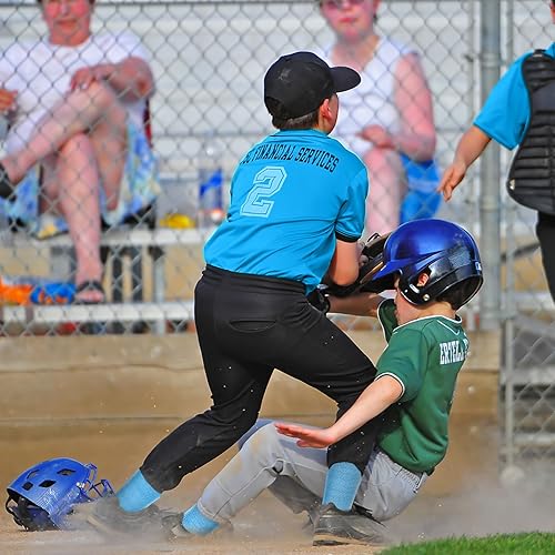 Miniatura 5 de Zhanmai Combo de cinturón y calcetines de béisbol ajustables para sóftbol y cinturón elástico para jóvenes, niños y niñas, adultos