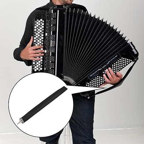 Miniatura 2 de BQLZR Arnés de hombro correas de muñeca para 4860 Bass acordeón cuero negro paquete de 3, Negro -
