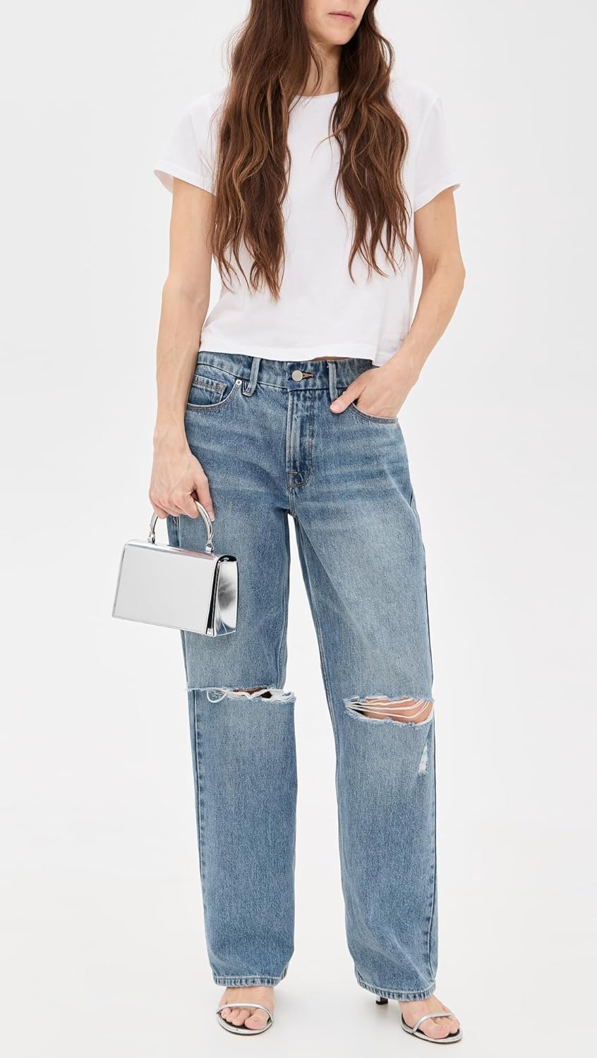 Petite '90s Jeans in Blue542 by good american - Image 5