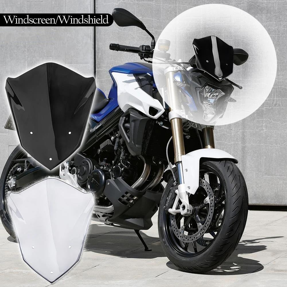 Casquette Bmw Bulle Pare-brise Pour BMW F800R 2015-2019 2016 2017 2018 Lampe Frontale Led Rechargeable