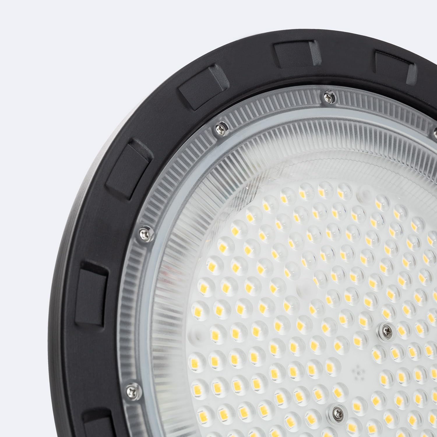 LEDKIA LIGHTING - Campana LED UFO 150W | 120lm/W | 18000lm | Design Slim per Interni/Esterni, Bianco Naturale 4000K, Alluminio