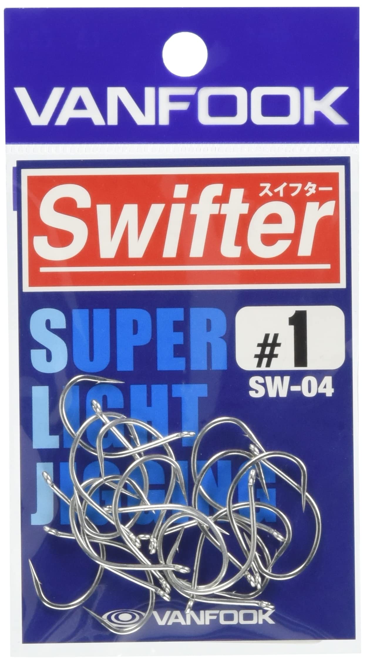 Vanfook Super Light Jigging Single Needle SW-04 #1 (18 pcs./pack)