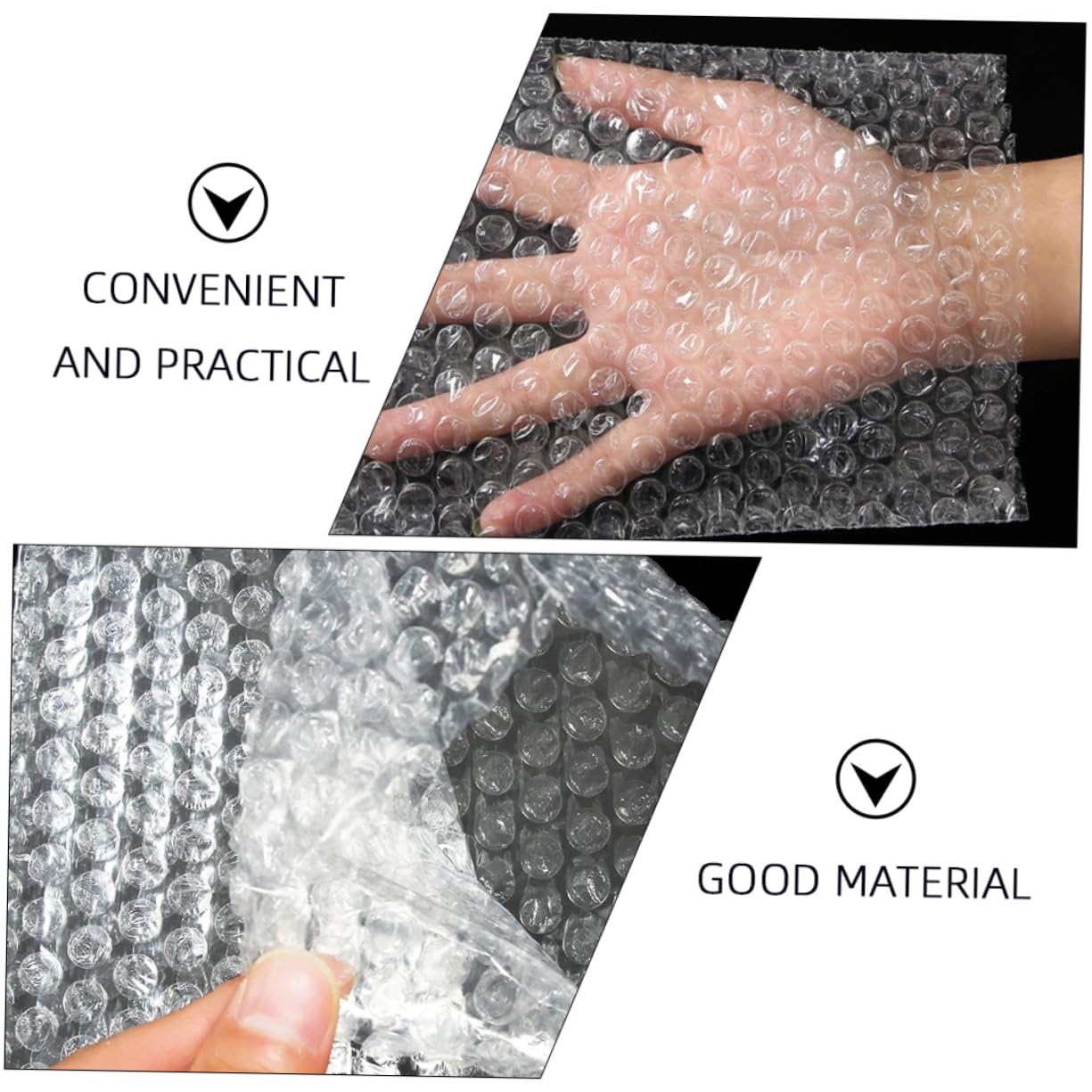 HOODANCOS 100pcs Thick Mailers Large Bubbles Shockproof Foam Bag Packing Wrap for Packing