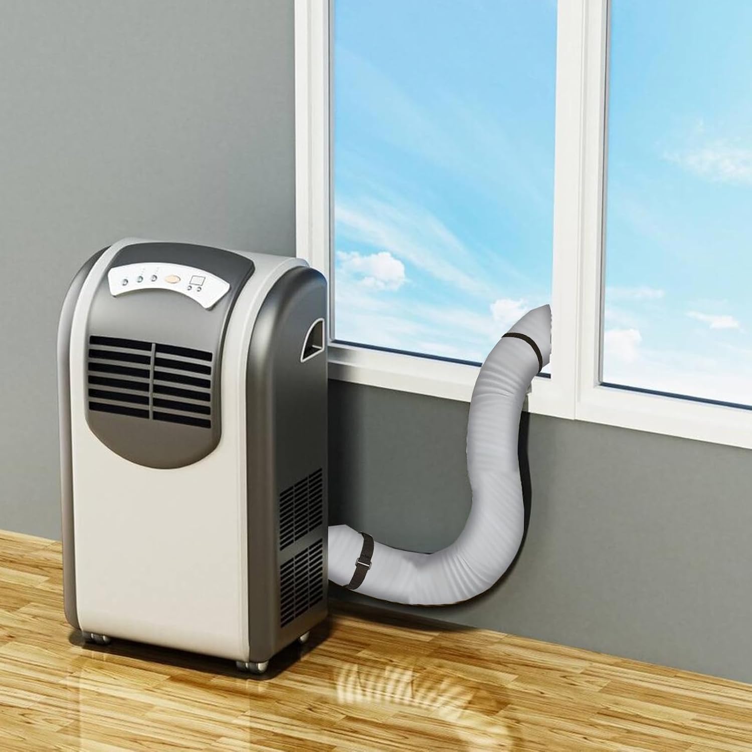 Air Conditioner Hose Cover Wrap - Portable Air Conditioner Hose Cover Wrap, Insulated AC Hose Duct Vent Cover Sleeve for 5" and 5.9" Diameter Exhaust Hoses Tube