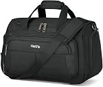 HanTrip Underseat Carry On Luggage Bags for Travel Lightweight Overnight Weekender Bag for Women Men Travel Tote Bag (Black)
