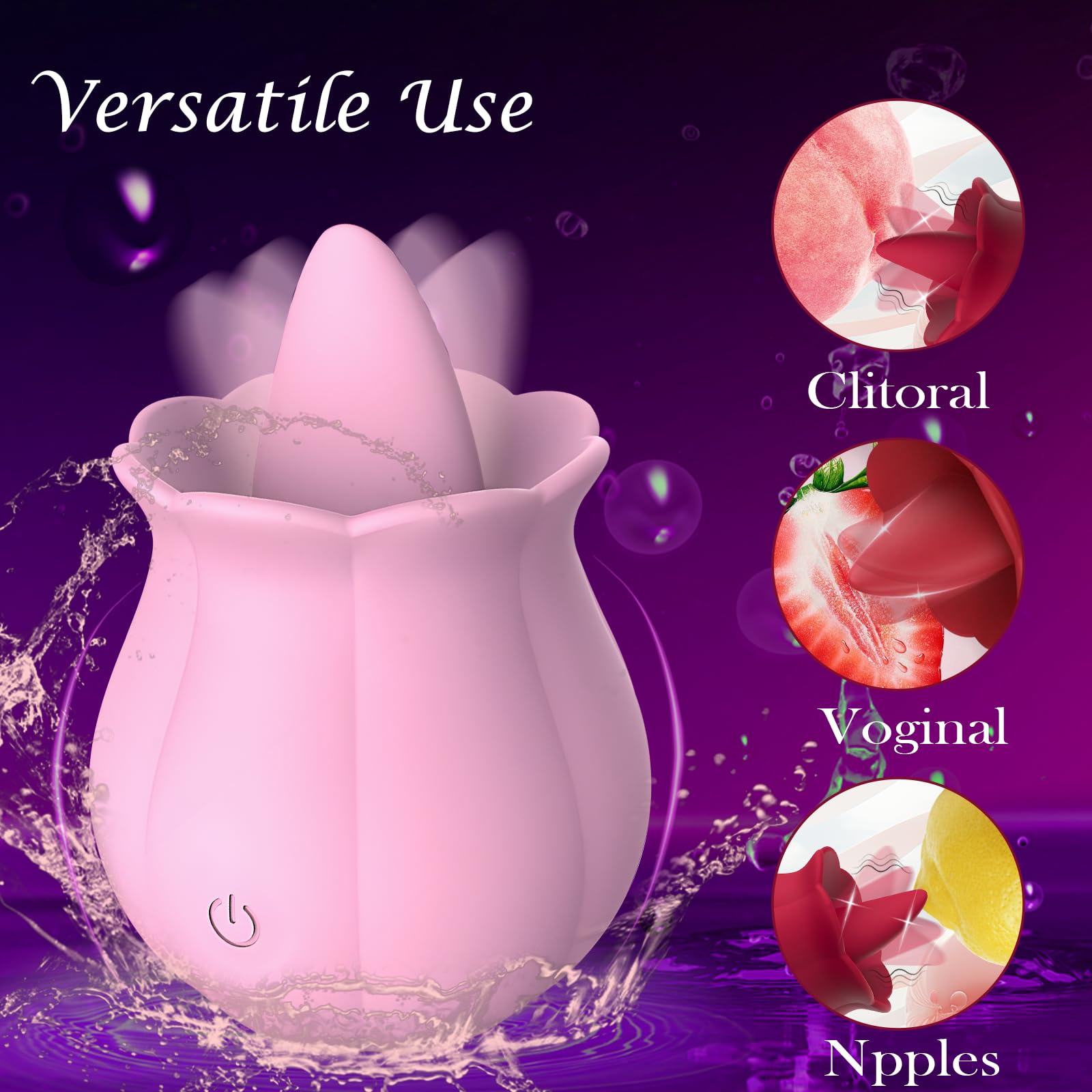 Amazon.com: Sex Toys Rose Dildo Vibrator, Adult Toy with 10 Speed Vibrating  for Women Clitoral Nipple, Rose Tongue Sex Toy Clitoral G Spot Vibrators  for Woman Couples Adult Sex Games, Pink :
