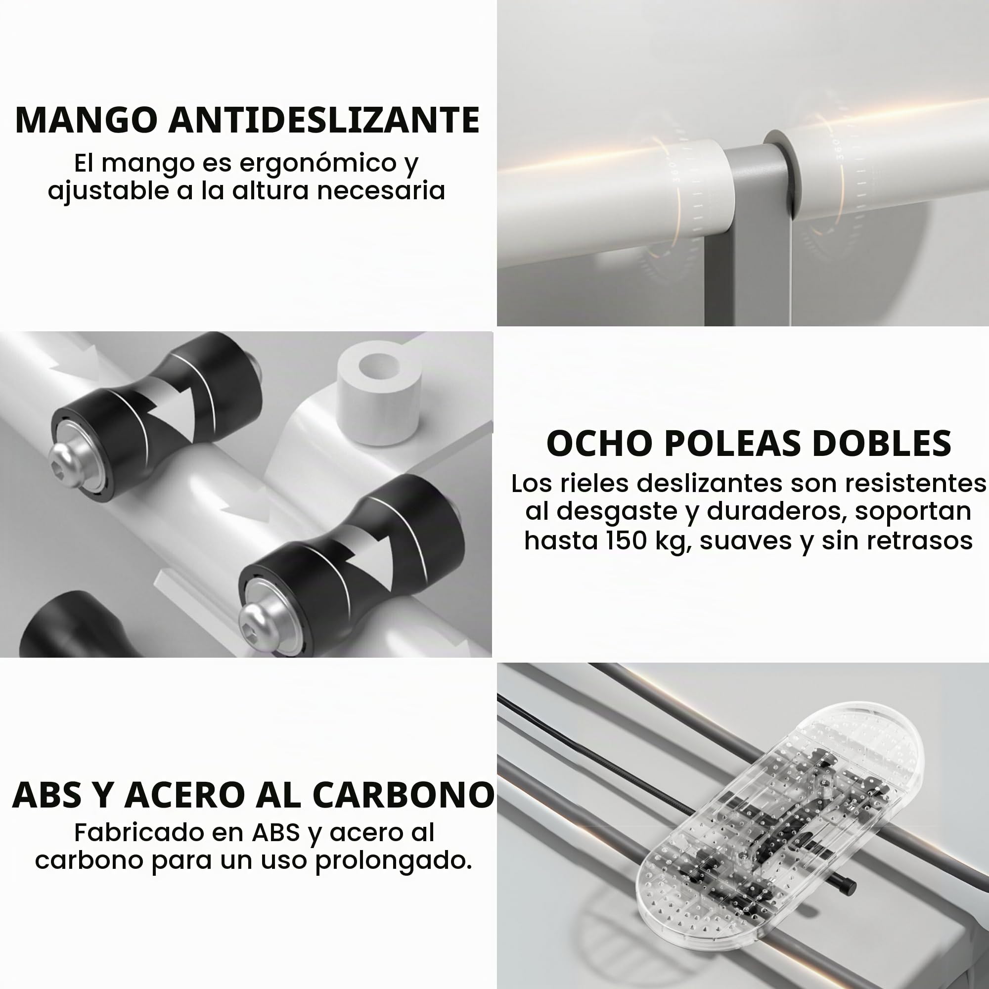 Entrenador de Piernas 2 en 1, Máquina de Entrenamiento de Esquí | Equipo de Ejercicio Plegable, Con Contador, Piernas, Glúteos, Muslos, Uso en Gimnasio o Hogar