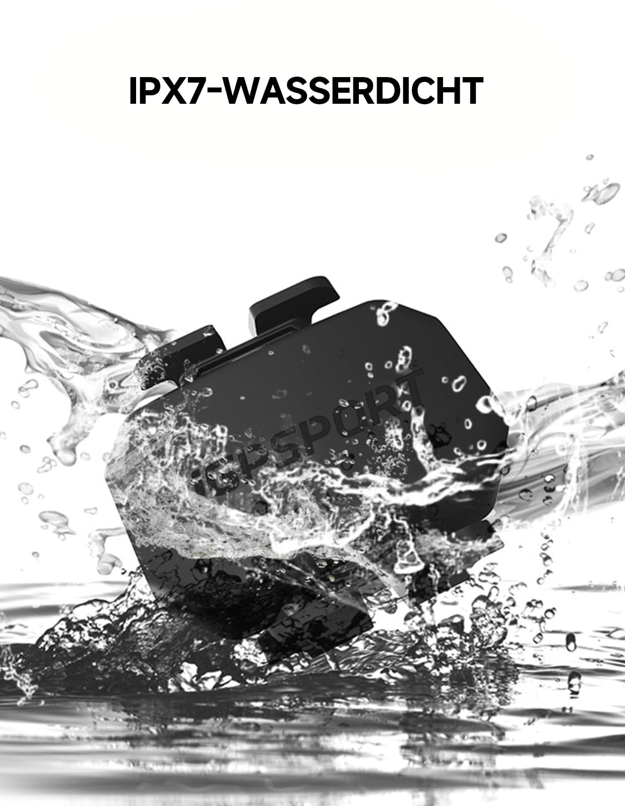 iGPSPORT SPD70 Fahrrad Geschwindigkeitsmesser/CAD70 Fahrrad Trittfrequenzsensor, 300 Stunden Akkulaufzeit, Bluetooth 5.0 ANT+, IPX7