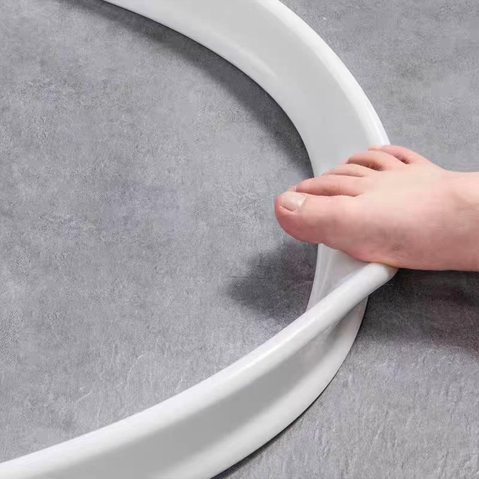 Selbstklebende Duschdichtung – Silikon, Wassersperre Für Nass-/Trockentrennung, Längen 50–300 Cm