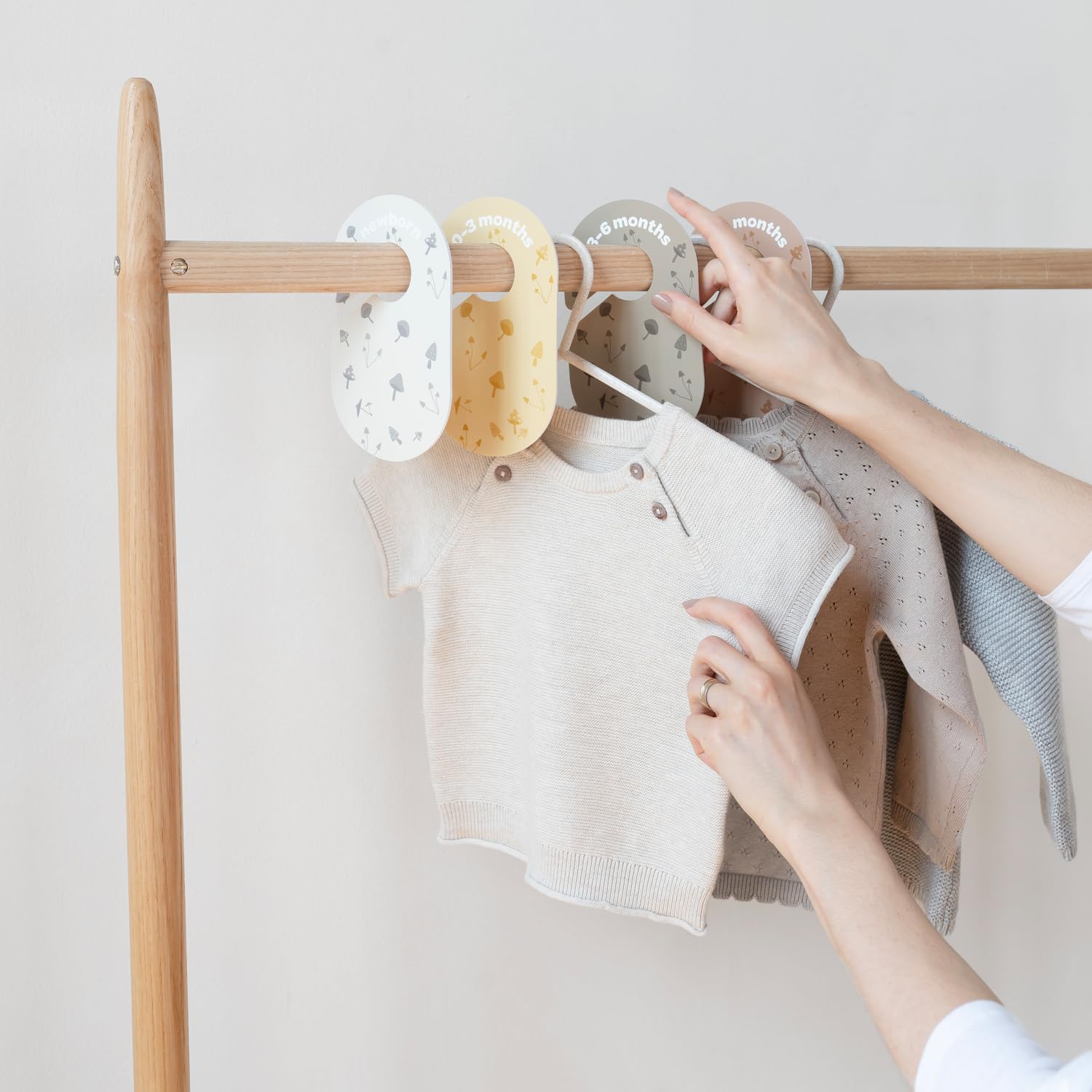 Mushroom Baby Closet Dividers Set for Newborn to 2T
