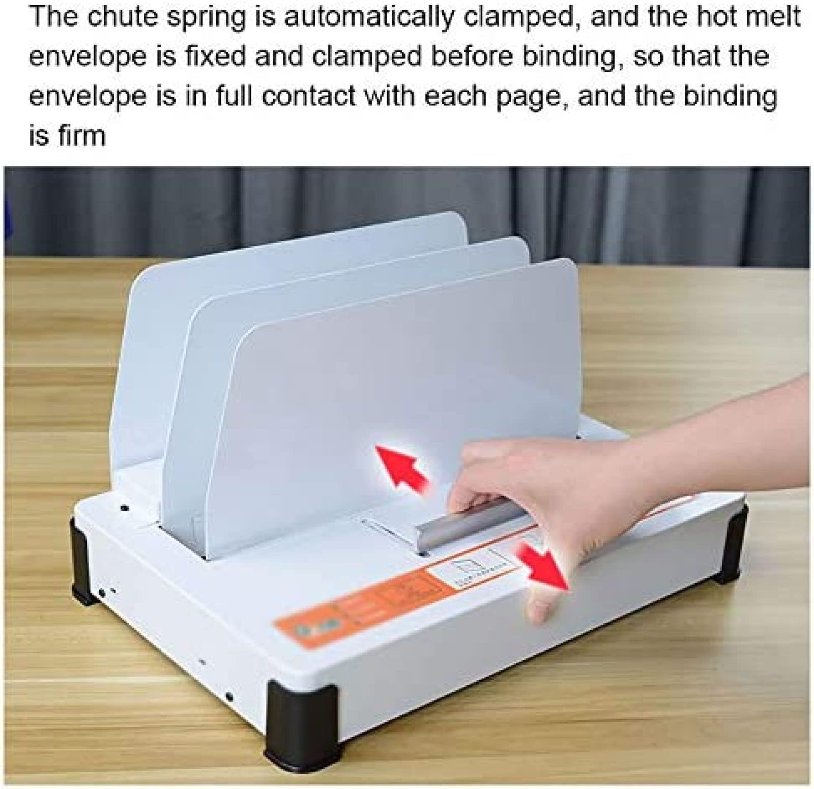 Machine à Relier Thermique Electrique Portable A4 - Épaisseur Max 33mm - Reliure Rapide Bureau
