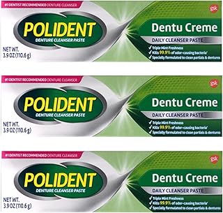 Polident Dentu-Creme 3.90 oz (Pack of 3)