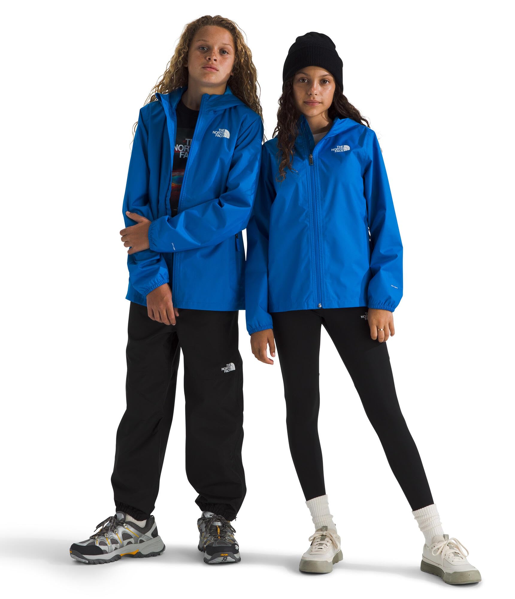 The North Face Kids Zipline Rain Jacket, Tnf Black, 10 Years