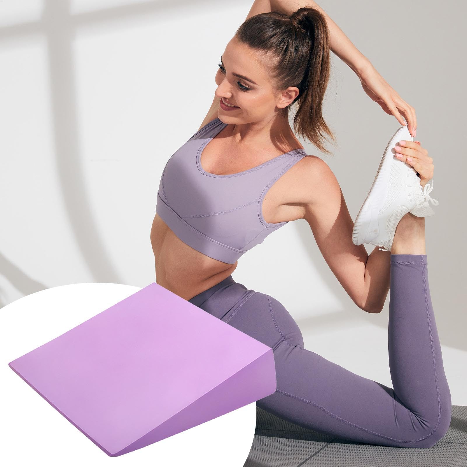 Zeppa in schiuma per yoga, cunei in schiuma, cunei per esercizi, schiuma EVA, per pilates, allenamento e sport