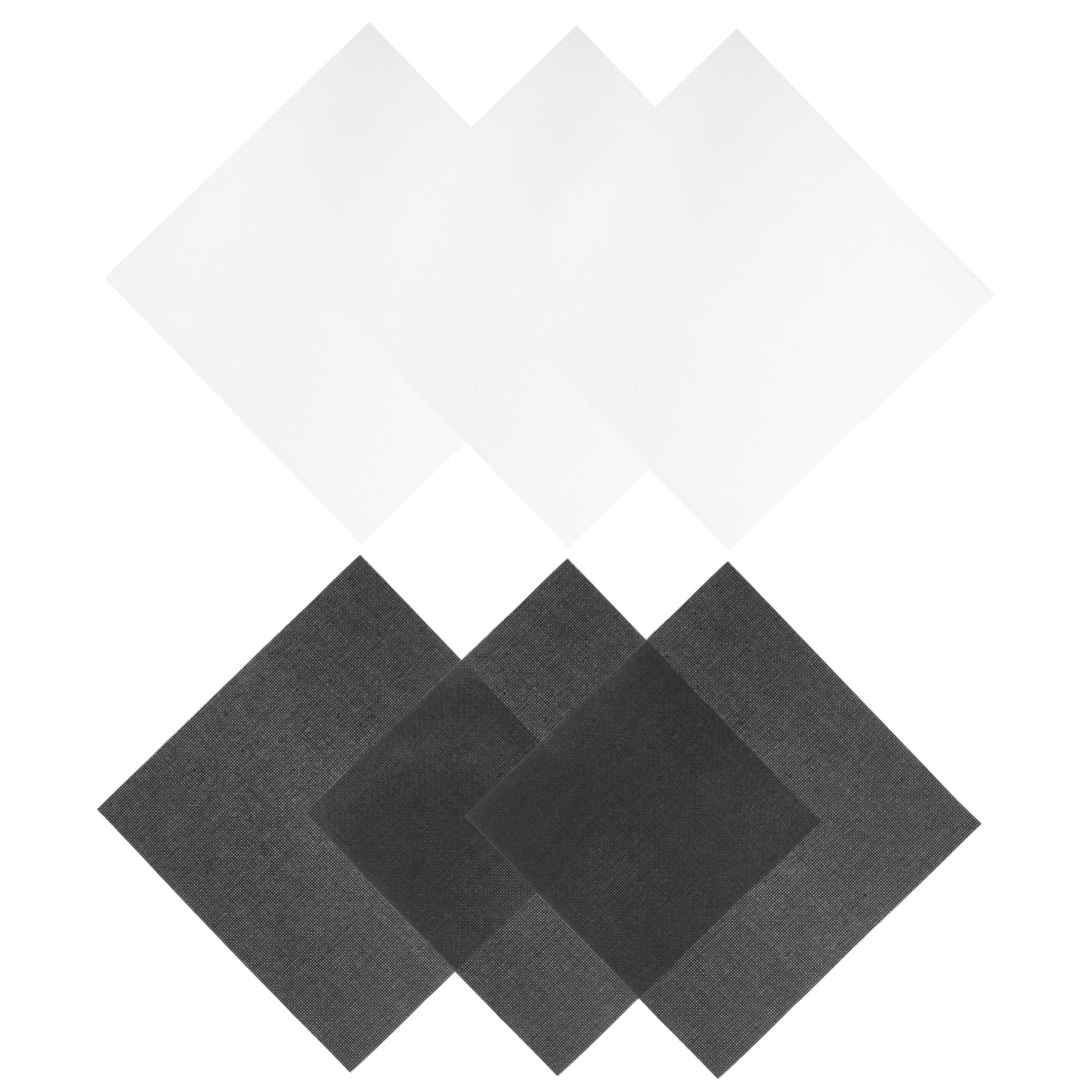 HAWILLOSCH 6 Pack 14ct Cross Stitch Fabric Machine Hand Embroidery Gridding Cloth Washable Cotton 30x30cm for DIY Craft Projects