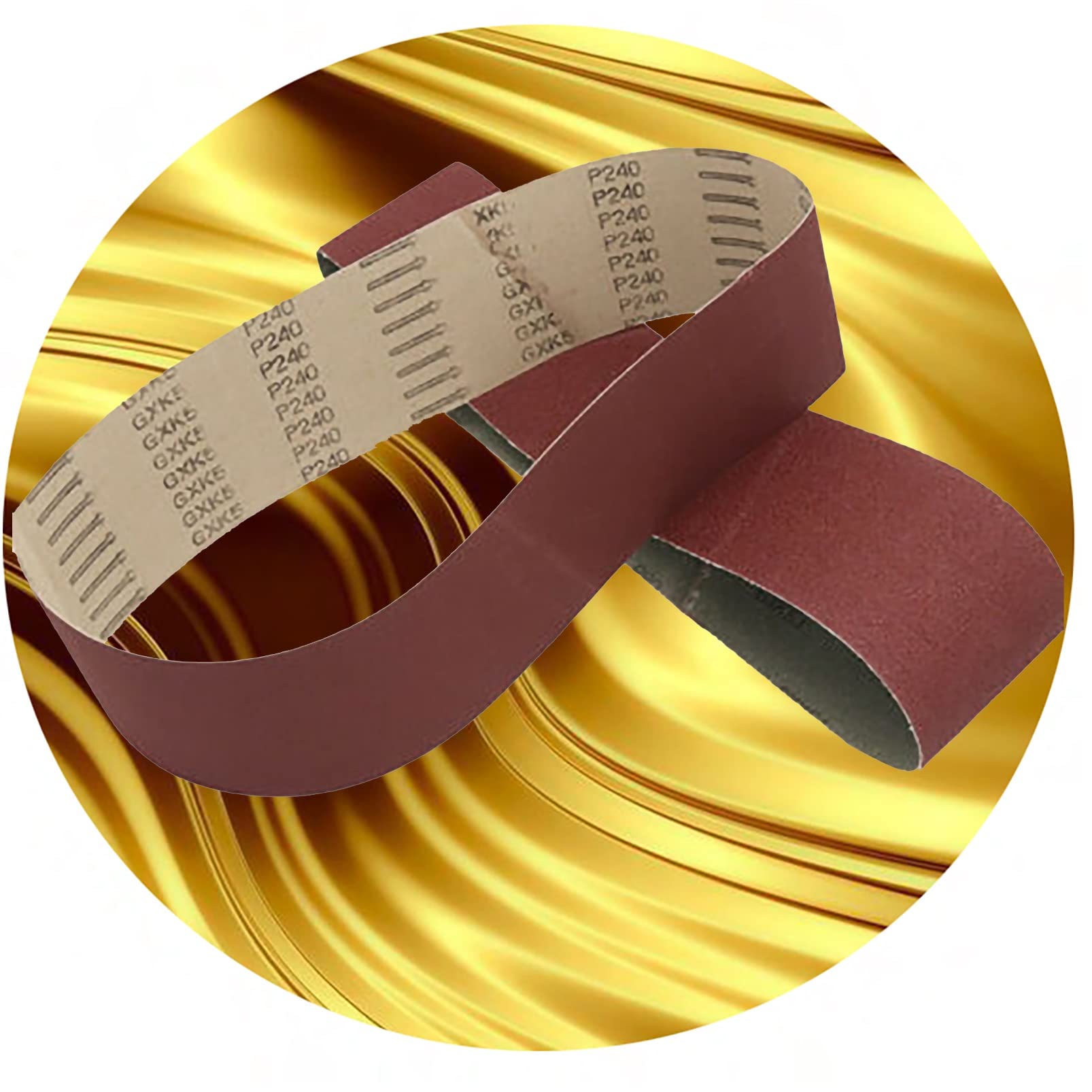 belt sander sanding belts 10pcs Aluminium Oxide 40/1000 Grits Sanding Belts 3x21inch Sharpening Abrasive Polishing Sand belts 533*75MM Aluminum Oxide Derusting Automotive Metal Wood ( Color : 400 grit