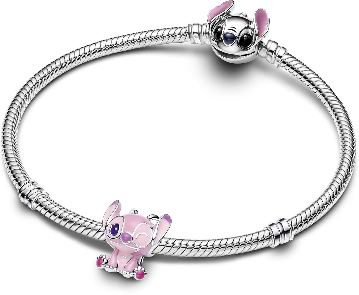 Pandora Moments Disney Lilo and Stitch Angel Charm Sterling