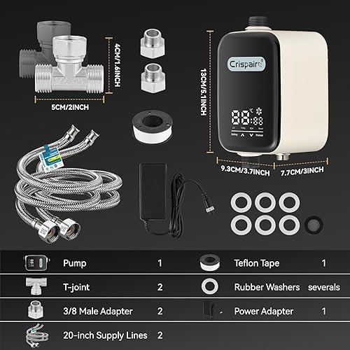 Miniatura 2 de Kit de bomba de recirculación de agua caliente instantánea digital inteligente, control de pantalla táctil, instalación debajo del fregadero, línea